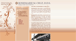 Desktop Screenshot of drrosiemariecruz.com